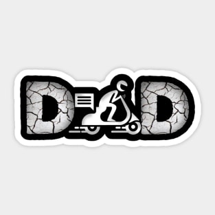 Dad Delivery Costume Gift Sticker